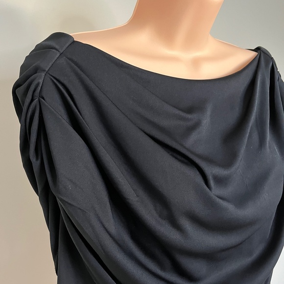 Vintage Debbie Shuchat Top - Black - Size S - M - Picture 5 of 9